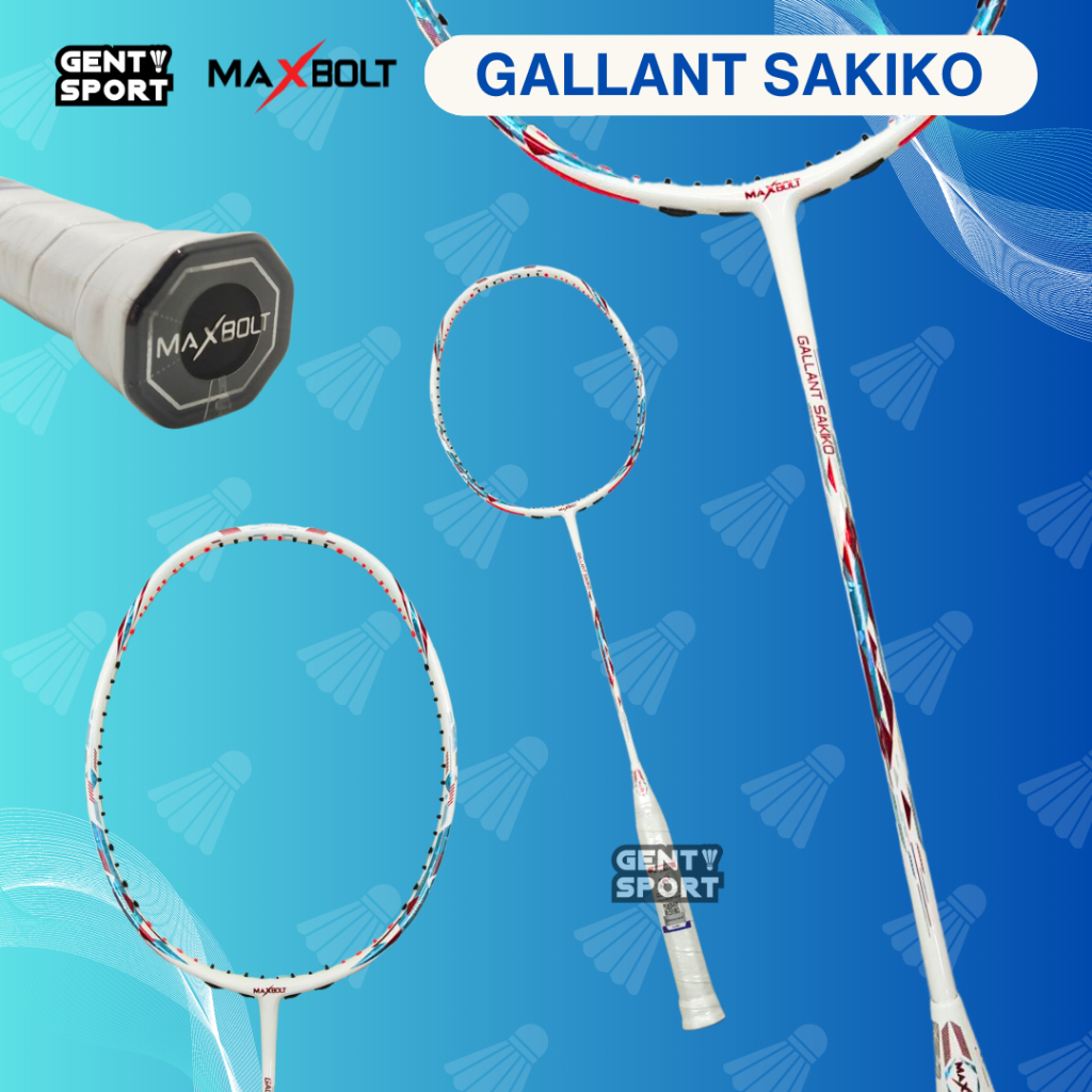 Jual Maxbolt Gallant Sakiko 32 Lbs Raket Badminton Original Shopee