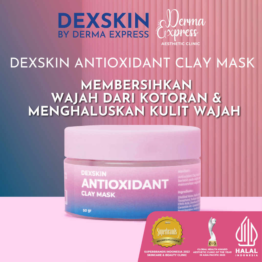 Jual DERMA EXPRESS DEX SKIN Antioxidant Clay Mask Shopee Indonesia