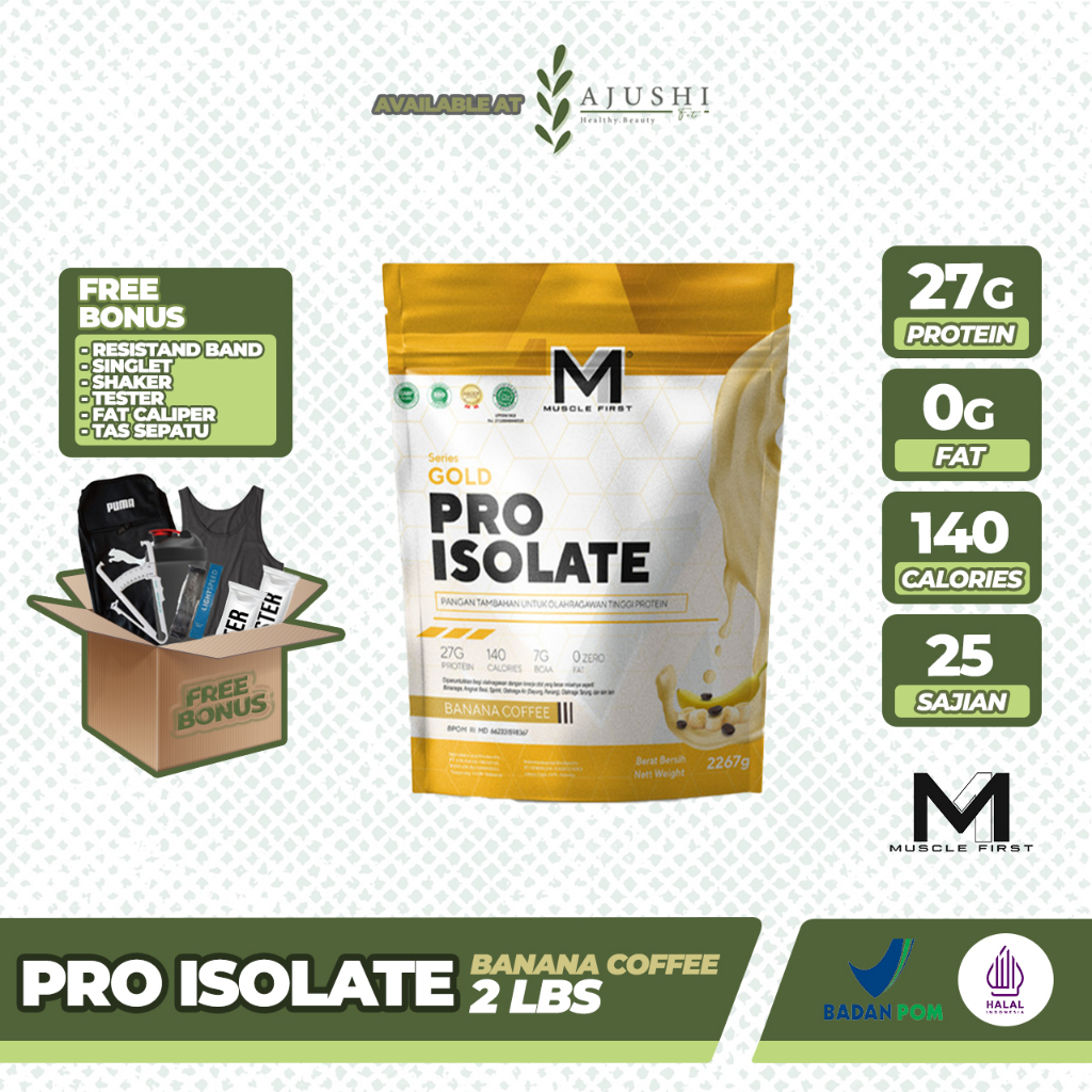 Jual M Muscle First Gold Pro Isolate Lbs Bpom Whey Protein Isolate