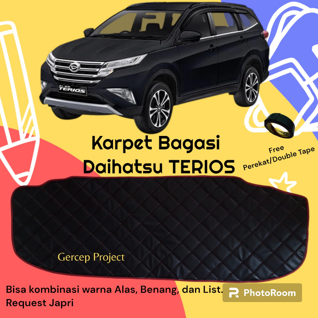 Jual Karpet Alas Bagasi TERIOS Daihatsu Mobil Motif Kulit Premium