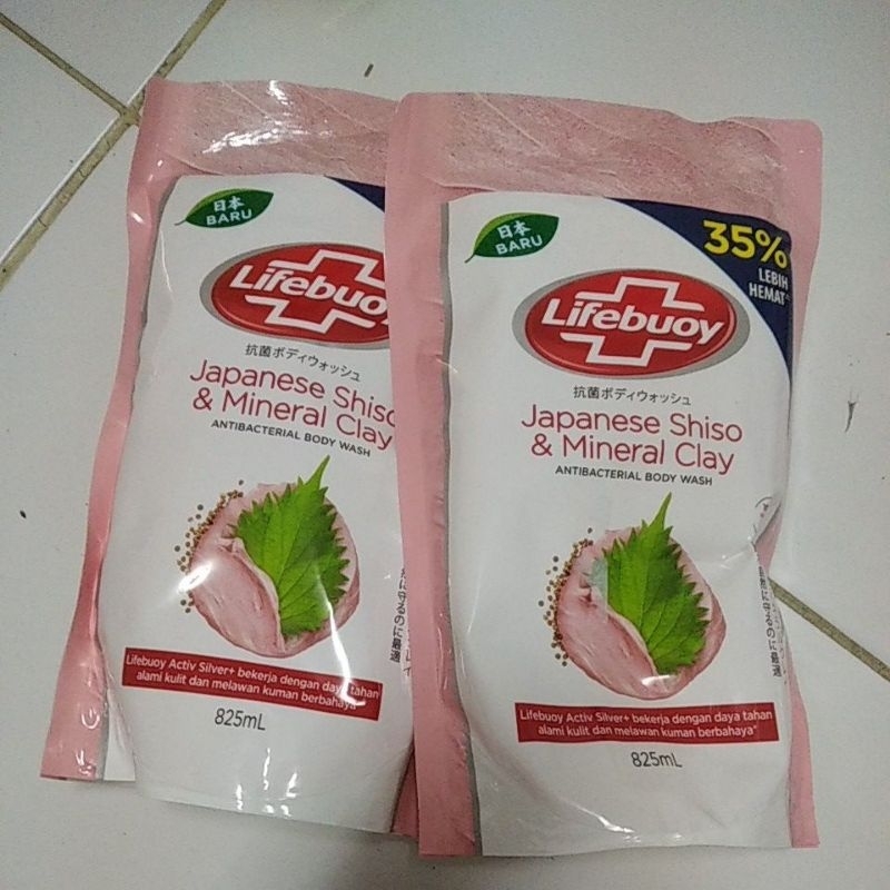 Jual Lifebuoy Japanese Shiso Mineral Clay 825ml Shopee Indonesia