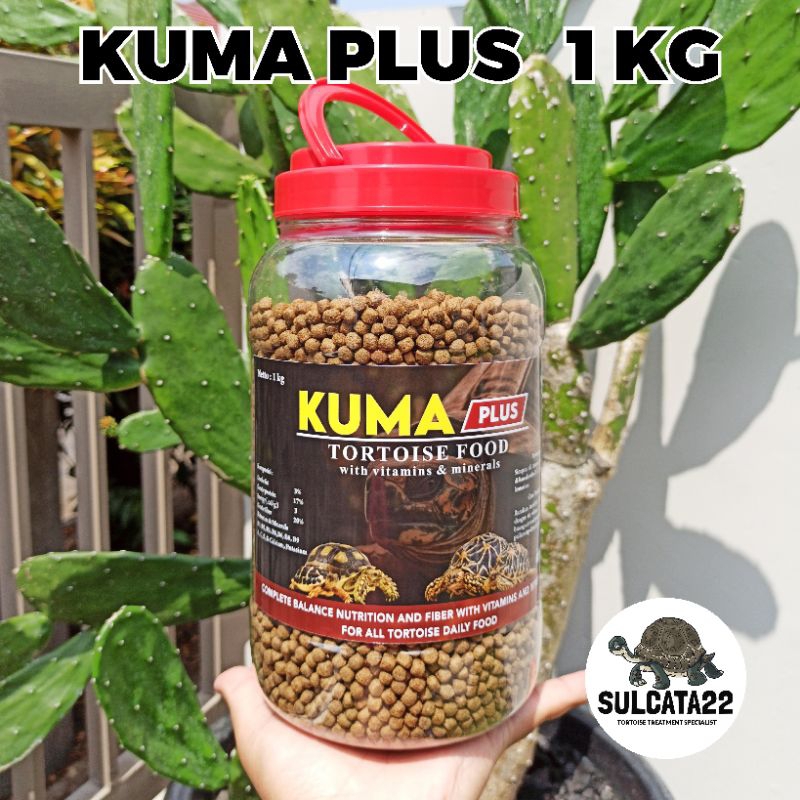 Jual Pelet KUMA PLUS 1KG Tortoise Food Makanan Kura Kura Mazuri GTF