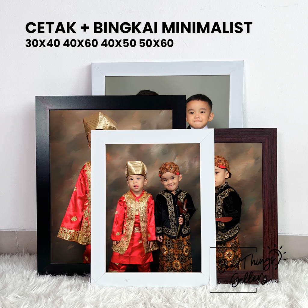 Jual Paket Foto Dan Bingkai Minimalist Besar X X X X