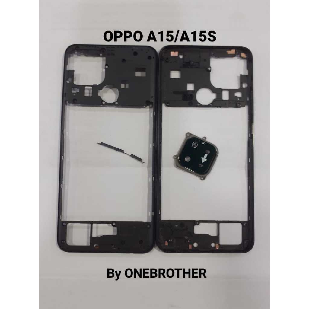 Jual MIDDLE FRAME TULANG TENGAH BEZEL BEZZEL LCD OPPO A15 A15S