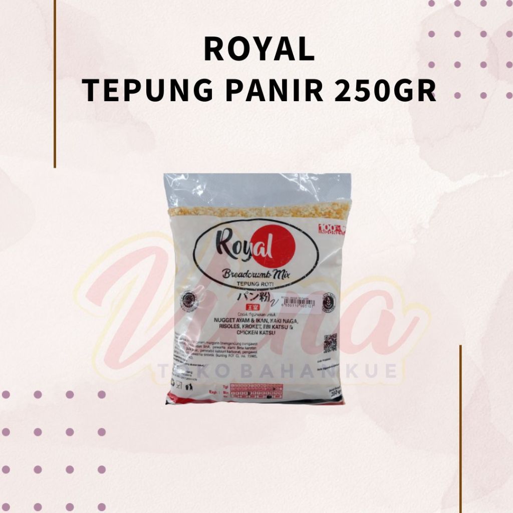 Jual Royal Tepung Panir Mix Tepung Roti Mix Breadcrumb Mix Gr