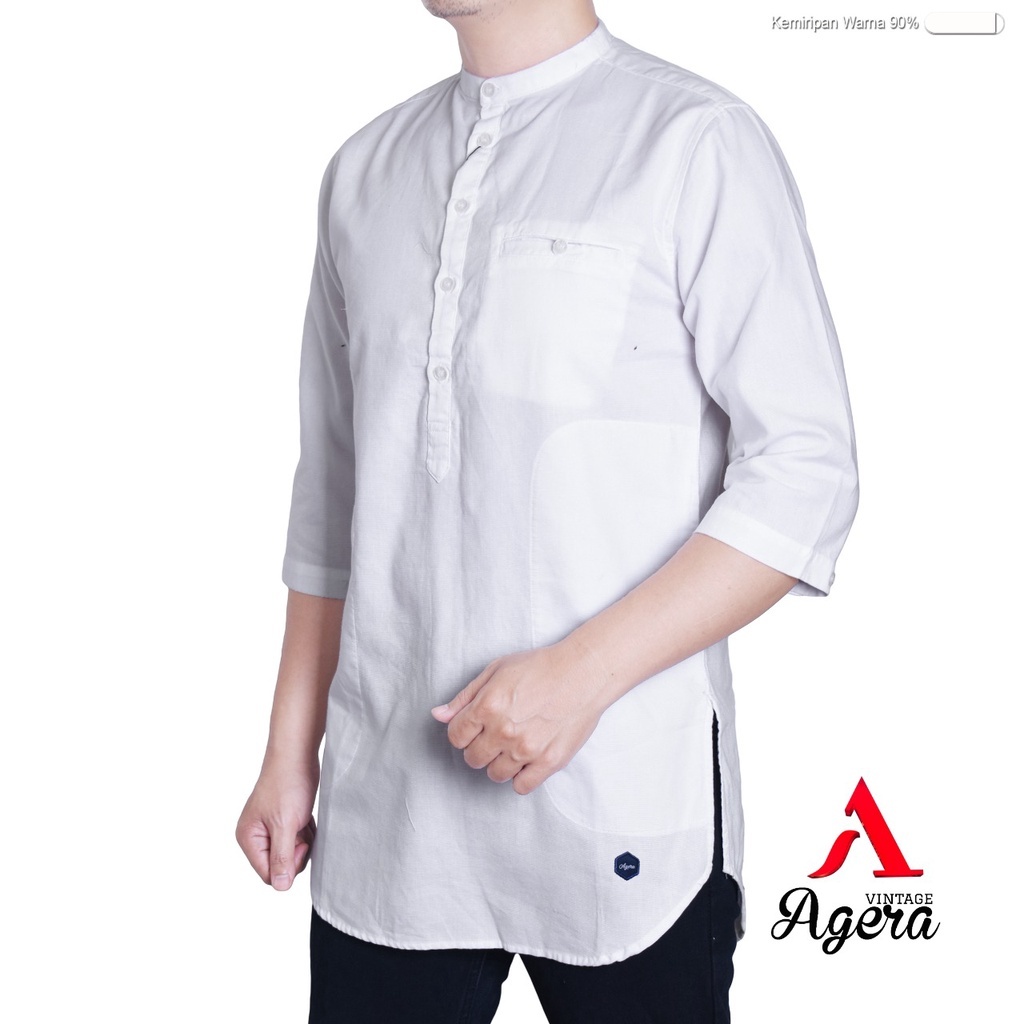 Jual Kurta Pakistan Bahan Morino Brand Agera Koko Muslim Kurta