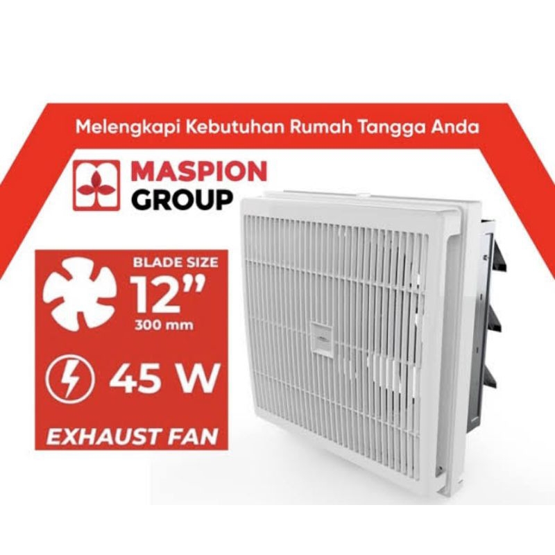 Jual Kipas Angin Hisap Exhaust Fan Dinding MASPION MV 300 NEX 12