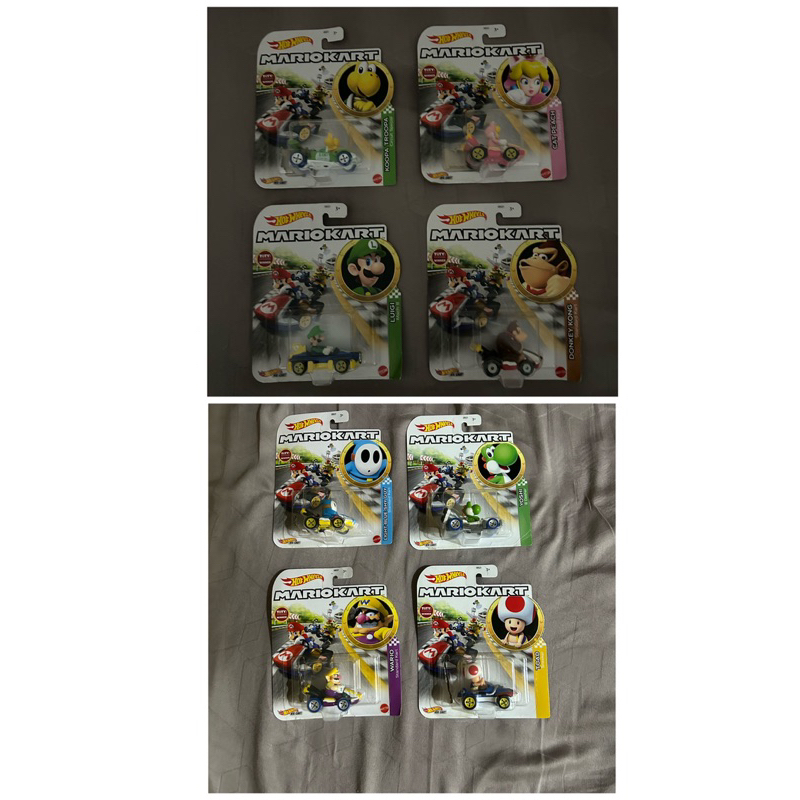 Jual Hot Wheels Mario Kart Wario Shy Guy Toad Yoshi Donkey Kong Cat