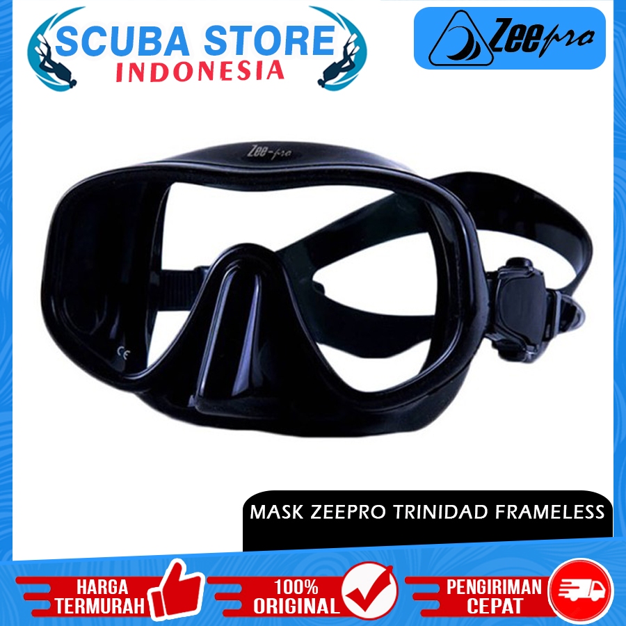 Jual Mask Scuba Diving Zeepro Frameless Trinidad Masker Goggle Goggles