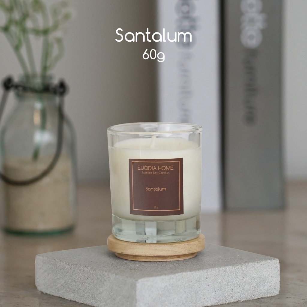 Jual Euodia Home Santalum Soy Scented Candles Lilin Aromaterapi