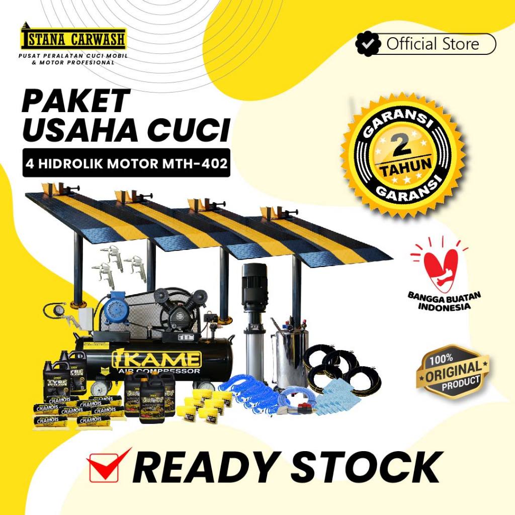 Jual Paket Peralatan Cuci Motor Hidrolik MTH 402 IKAME Shopee Indonesia