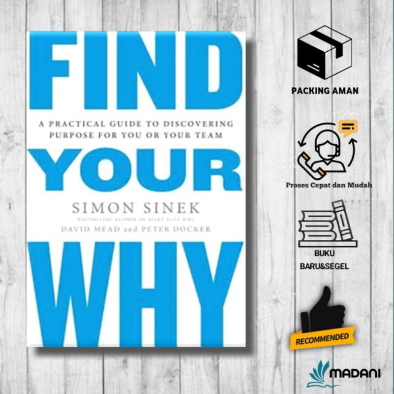 Jual Buku Find Your Why Simon Sinek English Madani Shopee Indonesia