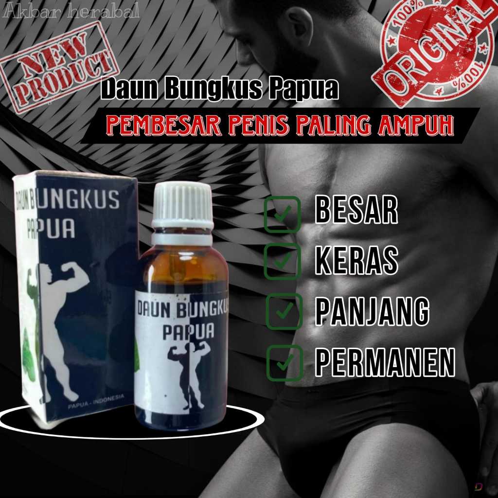 Jual Pembesar Penis Pria Minyak Daun Bungkus Papua 100 Original Produk