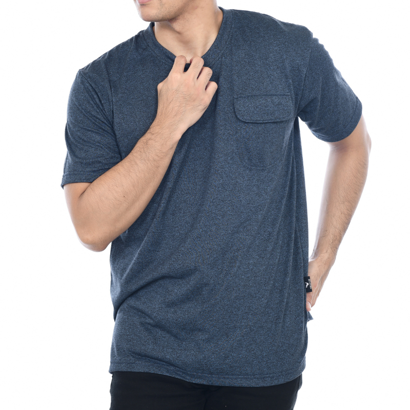 Jual Walletco Kaos Pria Pocket Baju Oblong Lengan Pendek Baju Polos