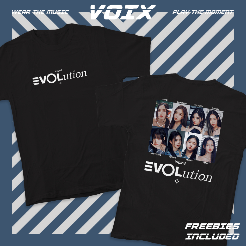 Jual Kaos Kpop TripleS EVOLution Invincible Tee Jiwoo Chaeyeon