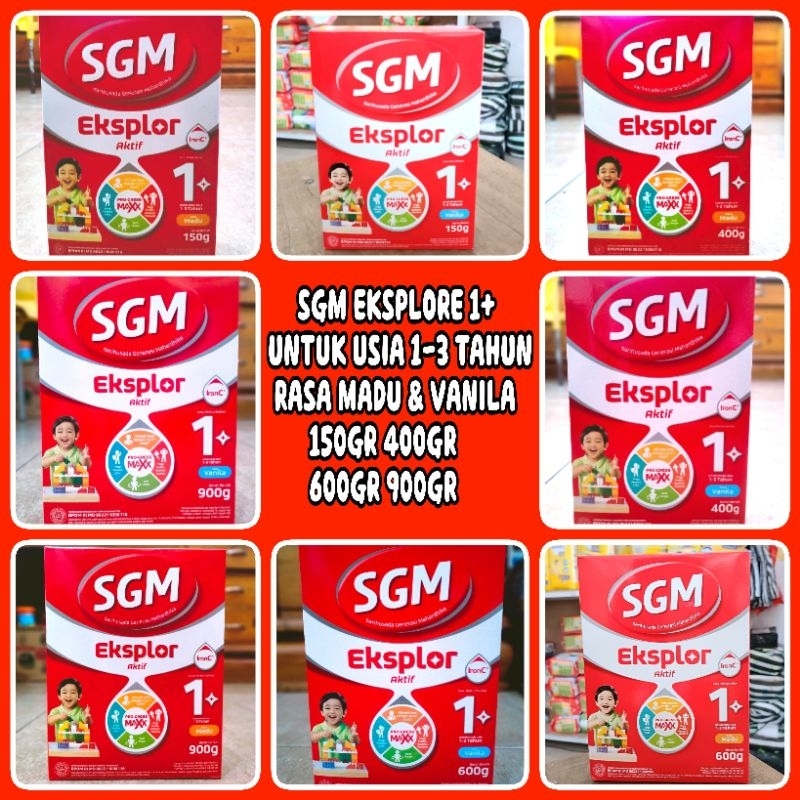 Jual SGM EKSPLOR 1 UNTUK USIA 1 3 TAHUN RASA VANILA DAN MADU 150GR