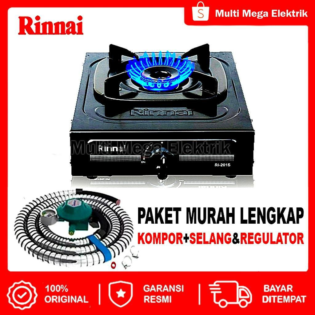 Jual Kompor Gas 1 Tungku Rinnai RI 201 S Kompor Rinnai 201s Selang