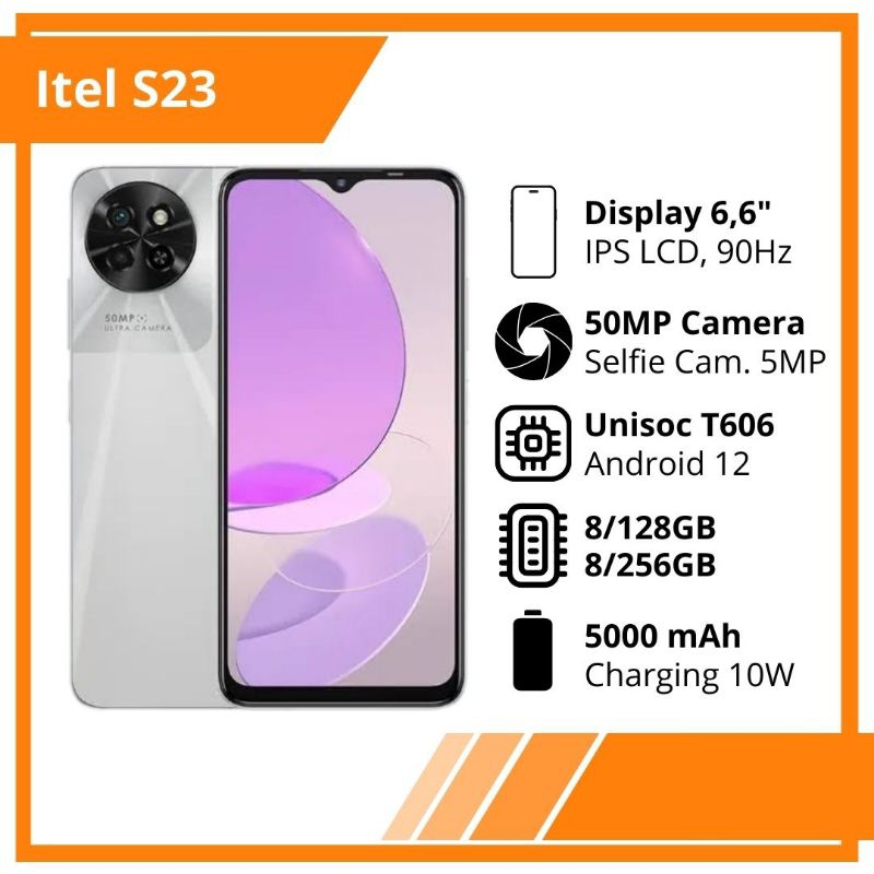 Jual Itel S23 8 256GB New Garansi Resmi Shopee Indonesia