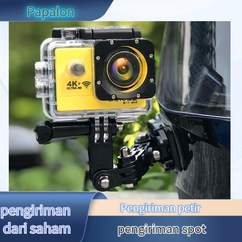 Jual Kamera Olahraga Tahan Air 4K HD Helm Sepeda Motor Kamera Anti