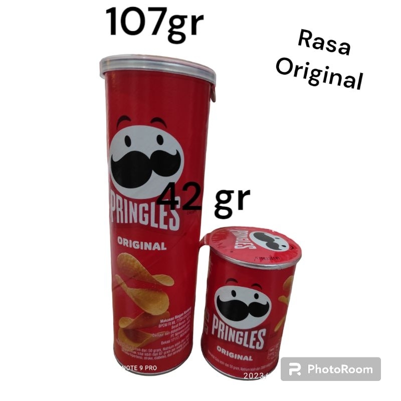 Jual Keripik Kentang Merek Pringles Rasa Original Asin Dan Gurih