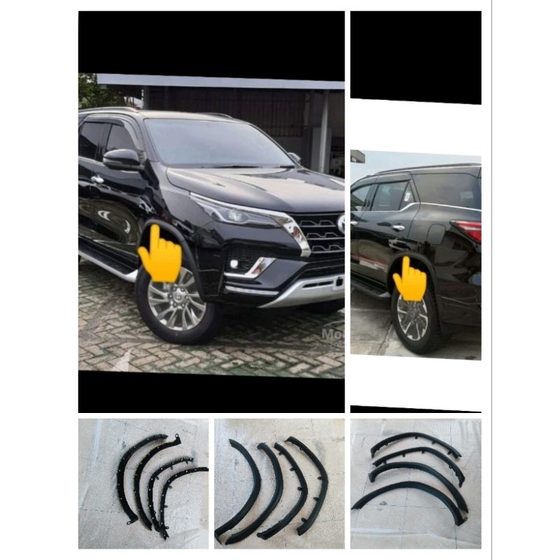 Jual Over Fender Moulding Bemper Toyota Fortuner Vrz Original Shopee