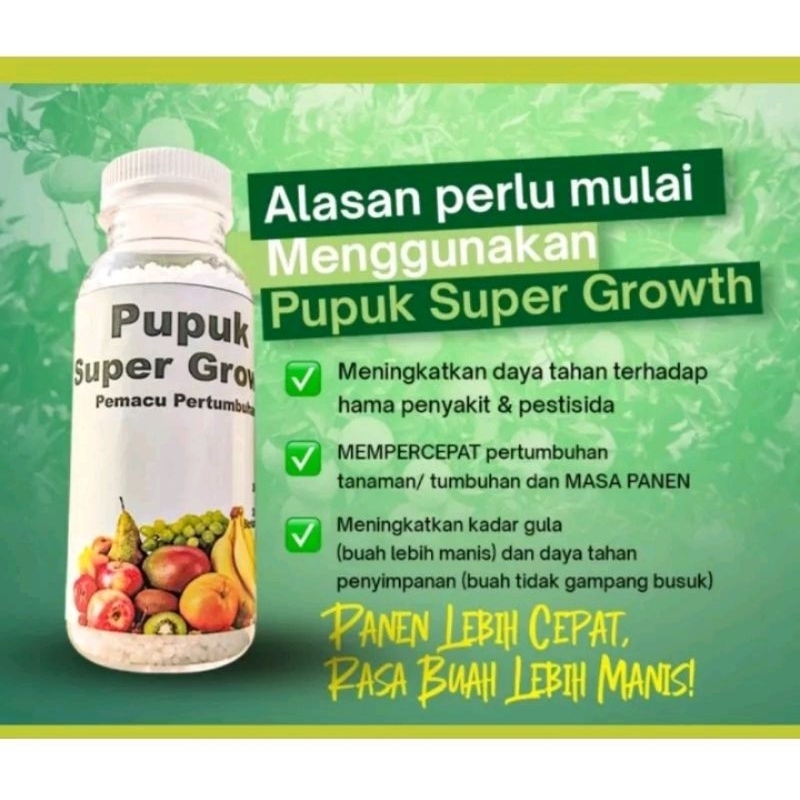 Jual Pupuk Super Growth Pemacu Pertumbuhan Tanaman Dan Segala Jenis