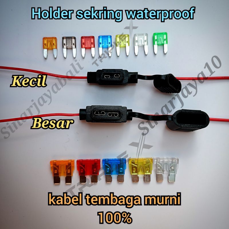 Jual Rumah Sekring Tancap Mini Besar Fuse Kecil Besar Tempat Sikring