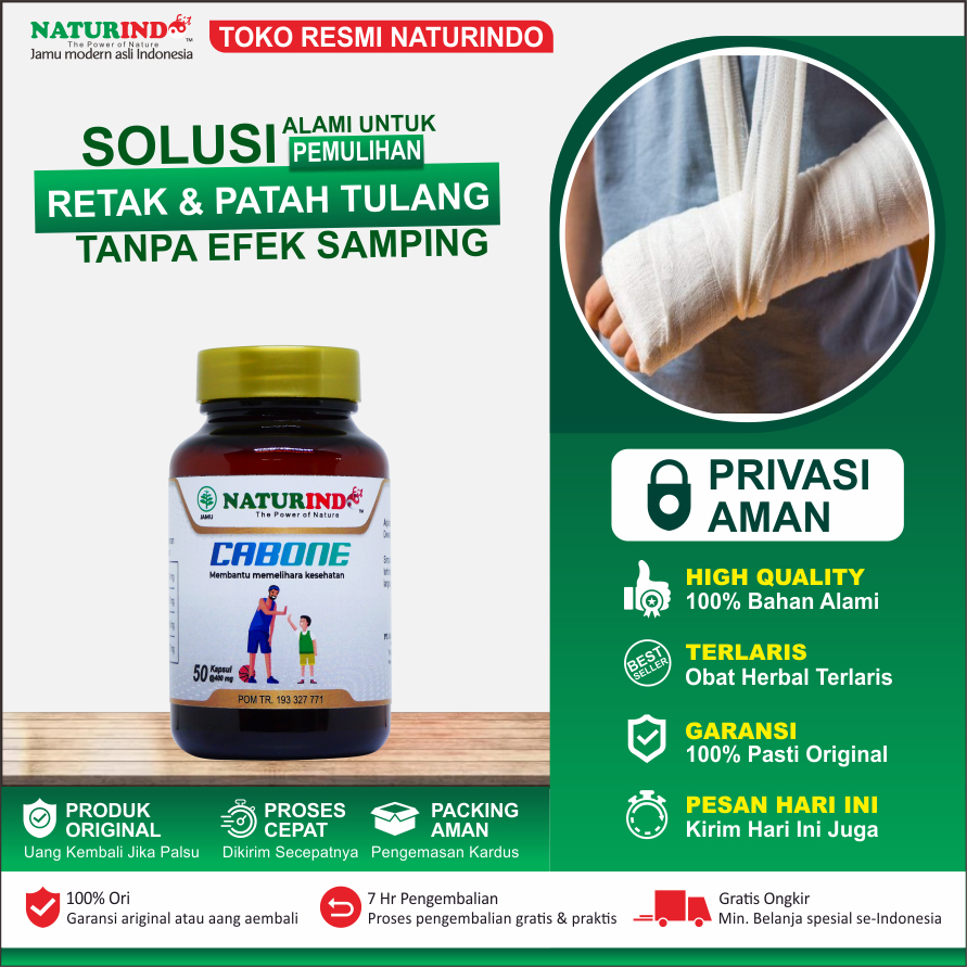 Jual Cabone Obat Patah Tulang Dan Retak Penyambung Perekat Kalsium