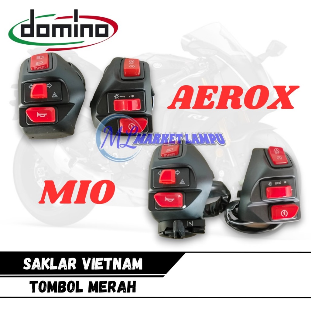 Jual Saklar Domino Set Mio Dan Aerox Vietnam Hazard Domino Universal