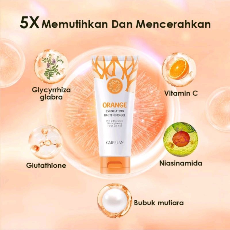 Jual BPOM ORIGINAL GMEELAN Exfoliating Gel Face Eksfoliasi Wajah Day