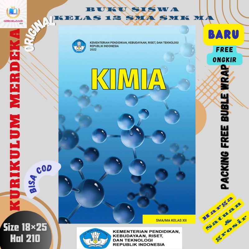 Jual Buku Siswa Kimia Kelas 12 SMA SMK MA Kurikulum Merdeka