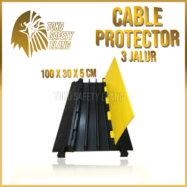 Jual Pelindung Kabel Jalur Pvc Ramp Karet Lentur Cable Protector