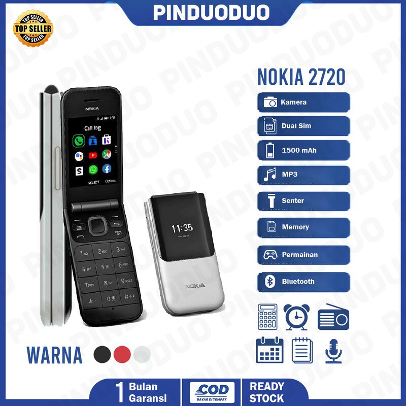 Jual Nokia Flip Dual Sim Garansi Hp Jadul Shopee Indonesia