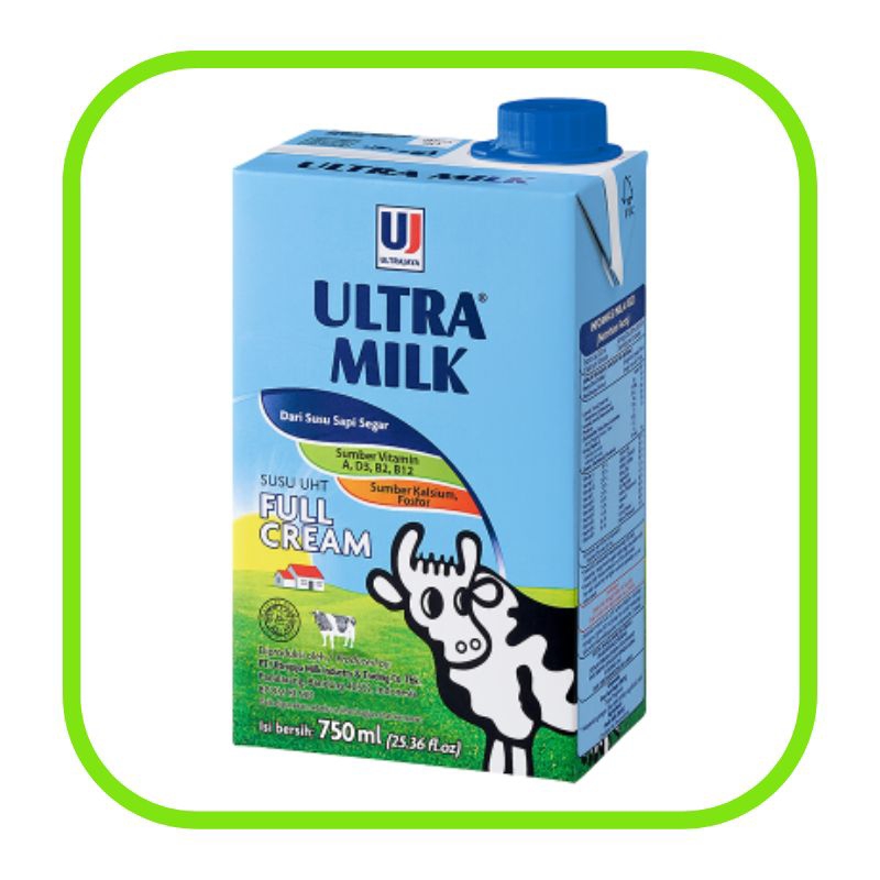 Jual Ultra Milk Susu Uht Full Cream Ml Shopee Indonesia