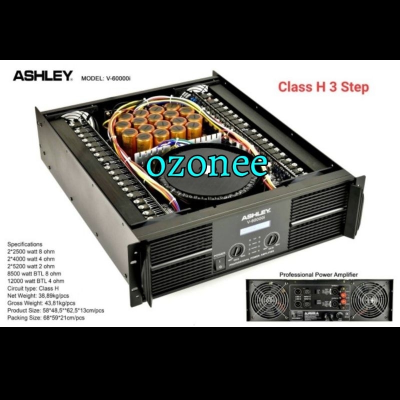 Jual Power Amplifier Ashley V I V I V I Original