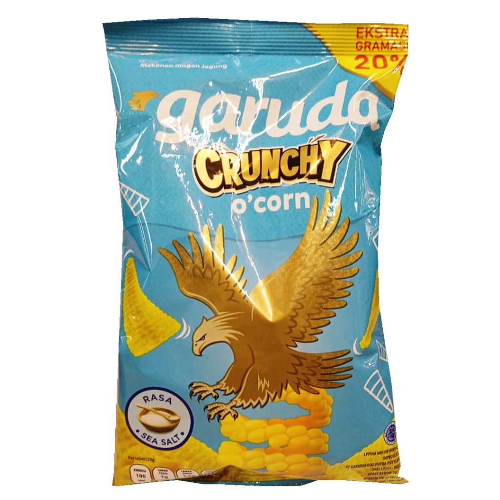 Jual GARUDA CRUNCHY O CORN RASA SEA SALT 70g Shopee Indonesia