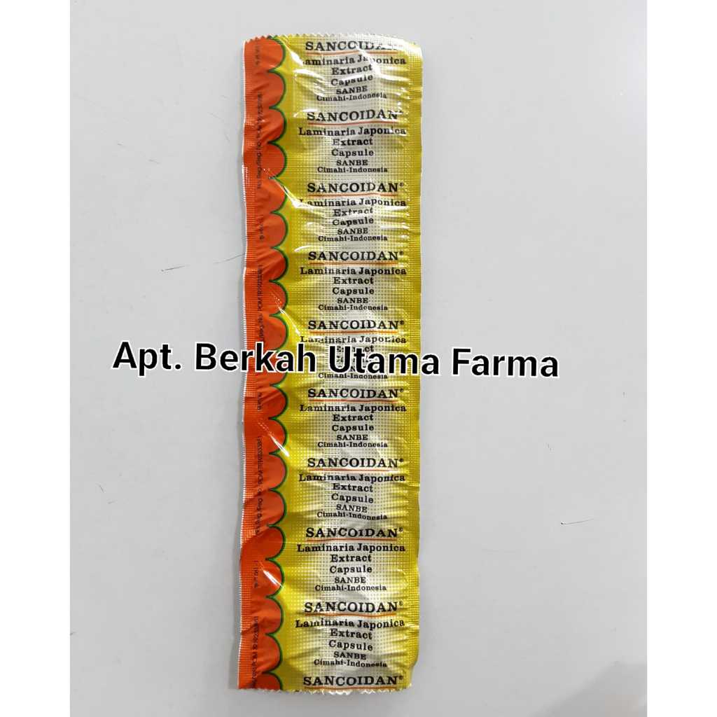 Jual Sancoidan Per Strip Isi Tablet Membantu Memelihara Daya Tahan