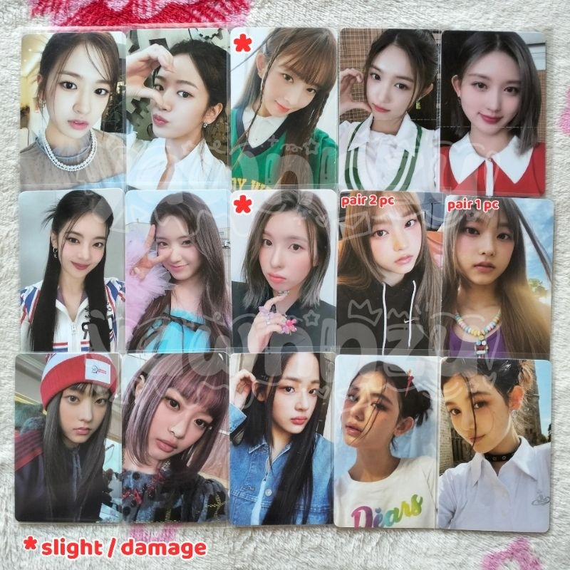 Jual Photocard Official Ive Yujin Rei Leeseo Itzy Lia Nmixx Jiwoo Bae