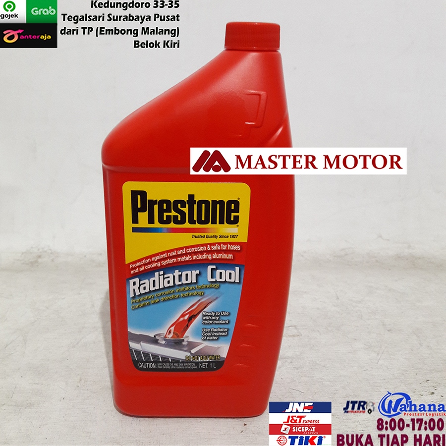 Jual Air Radiator Prestone Coolant MERAH 1 Liter Cool Pendingin Panas