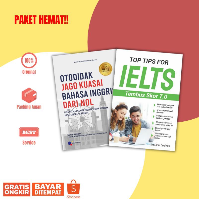 Jual Paket Hemat Buku Otodidak Jago Kuasai Bahasa Inggris Dari Nol