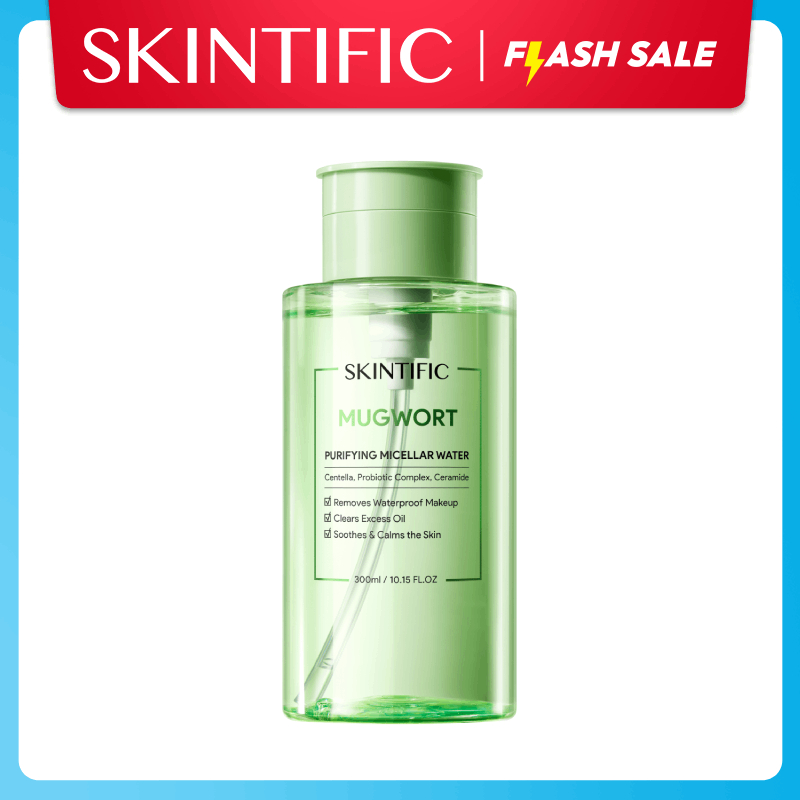 Jual SKINTIFIC Mugwort Purifying Micellar Water Cleansing Oil Clean And