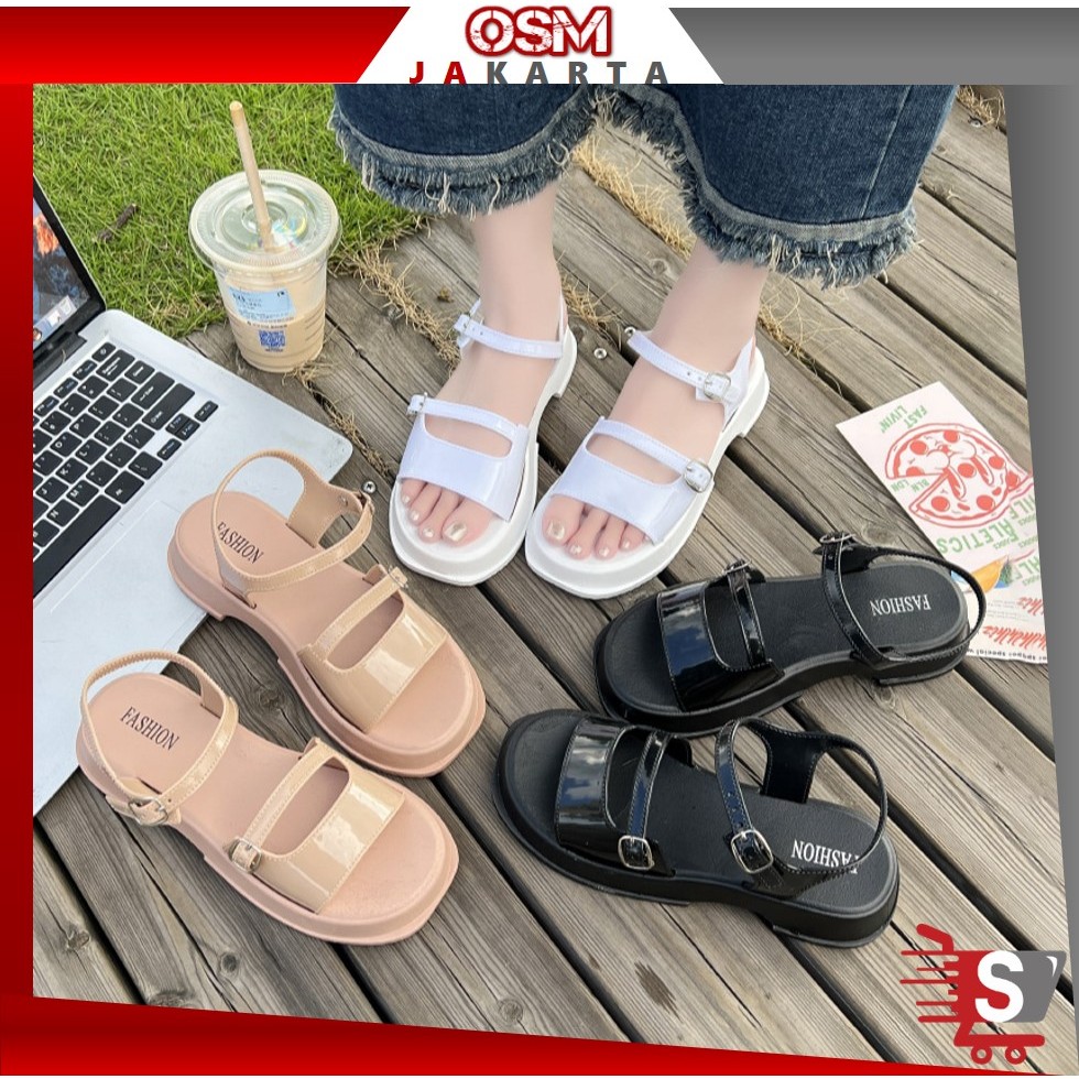 Jual Osm Jkt S Sandal Wedges Wanita Sandal Wedges Travel Wanita