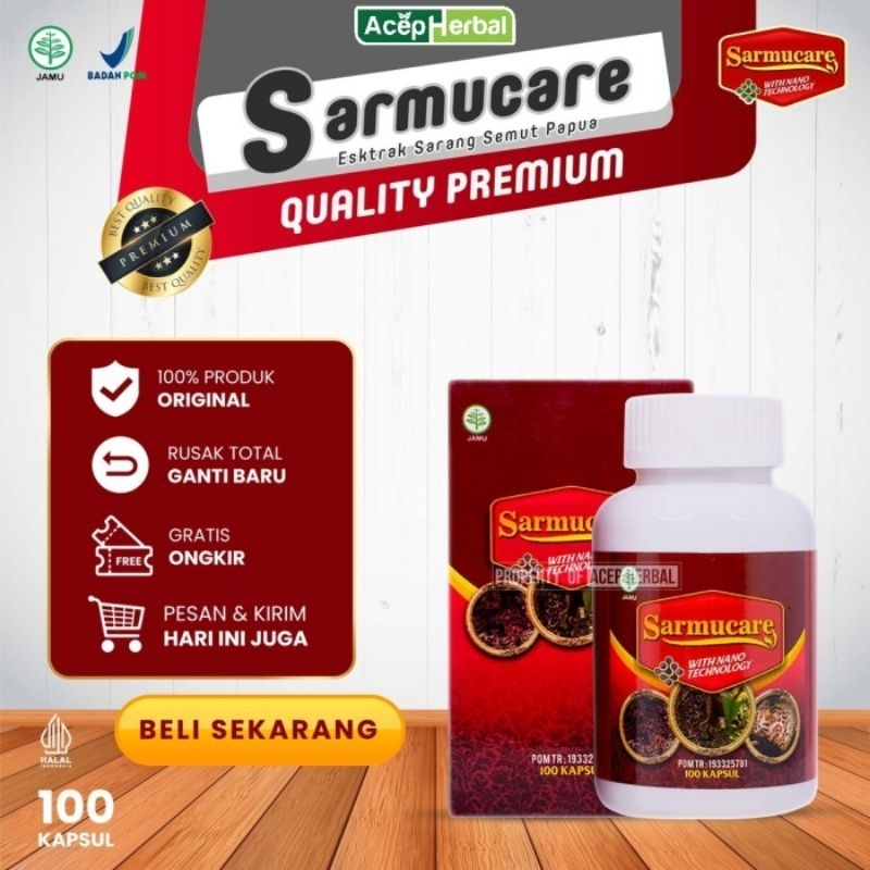 Jual Sarmucare Ekstrak Sarang Semut Papua Asli Original Isi