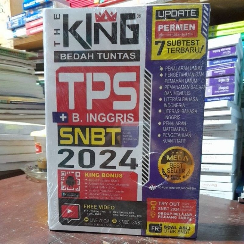 Jual Buku The King Bedah Tuntas Tps Snbt 2024 Shopee Indonesia