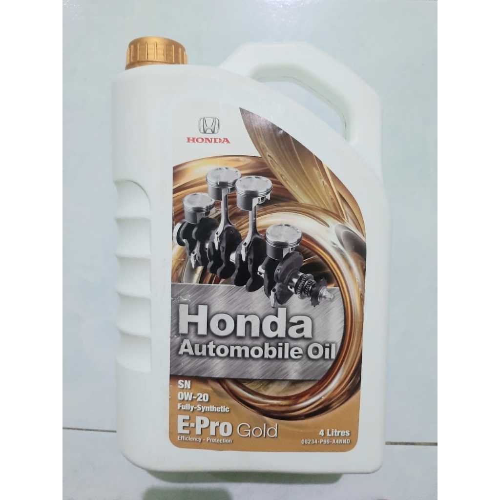 Jual HONDA AUTOMOBILE OLI MESIN E PRO GOLD SN 0W 20 4L FULLY SYNTHETIC