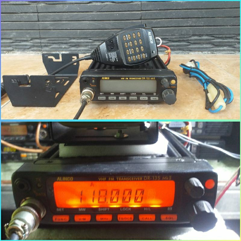 Jual Rig Alinco Dr Mk Vhf Airban Original Japan Shopee Indonesia