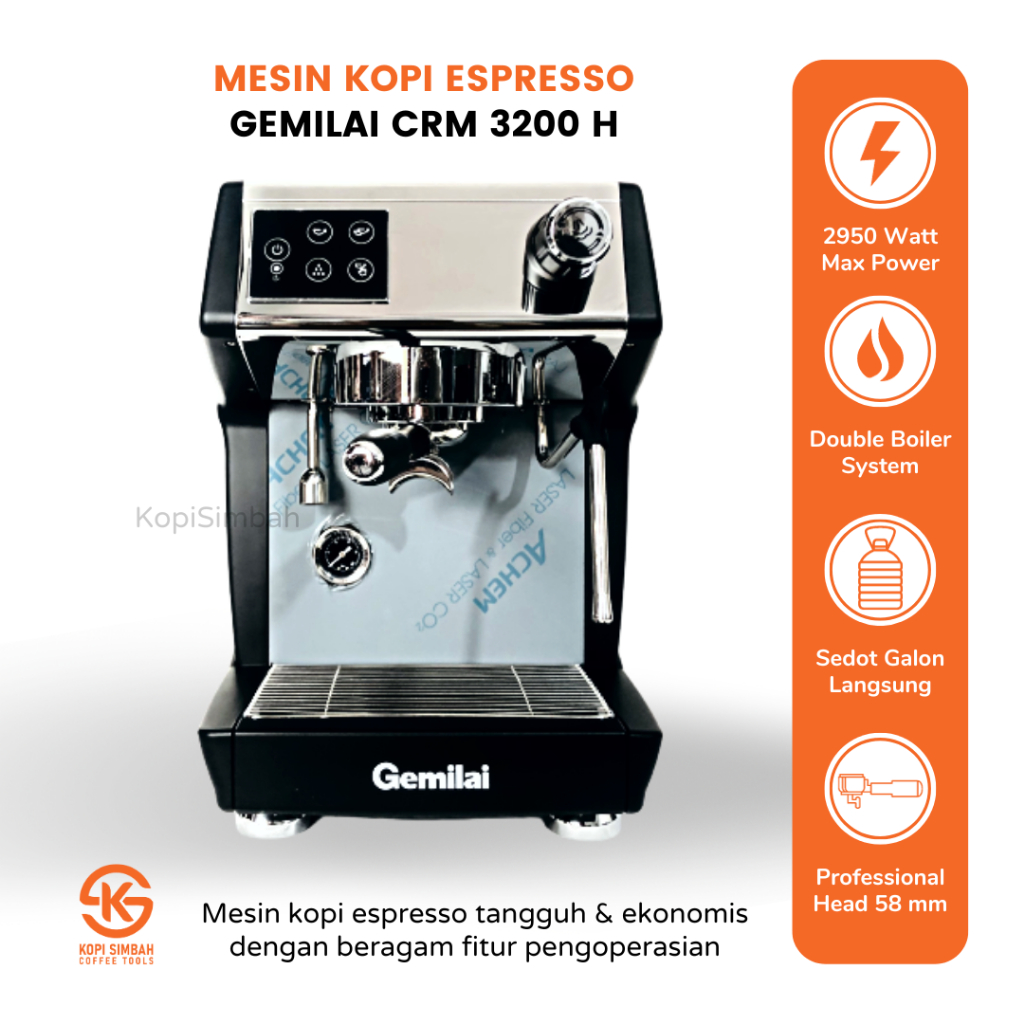 Jual Mesin Kopi Espresso Gemilai Crm H Alat Seduh Pembuat Espreso