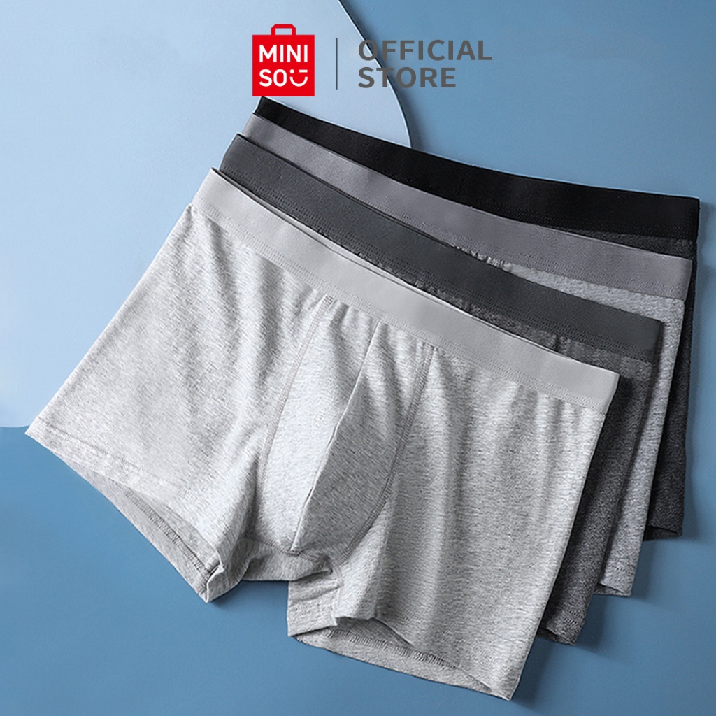 Jual Miniso Celana Dalam Boxer Pria Isi Pcs Underwear Buah Pakaian