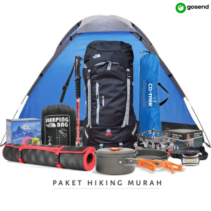 Jual Paket Mendaki Murah Keril Tnf Tas Gunung Elektra L Lokal Tas