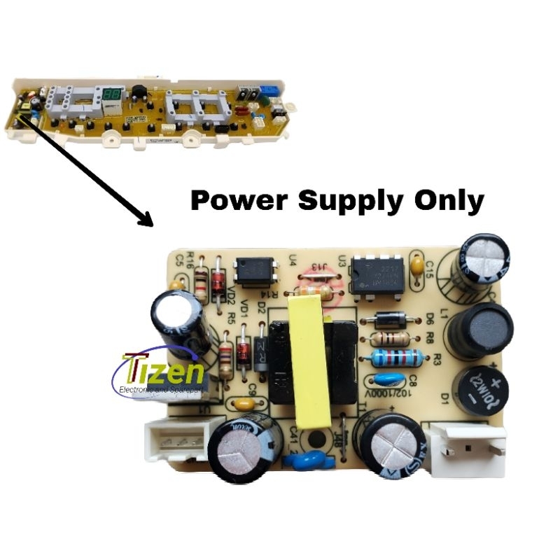 Jual Modul PCB Mesin Cuci Samsung Diamond Drum 13 Tombol Power Supply